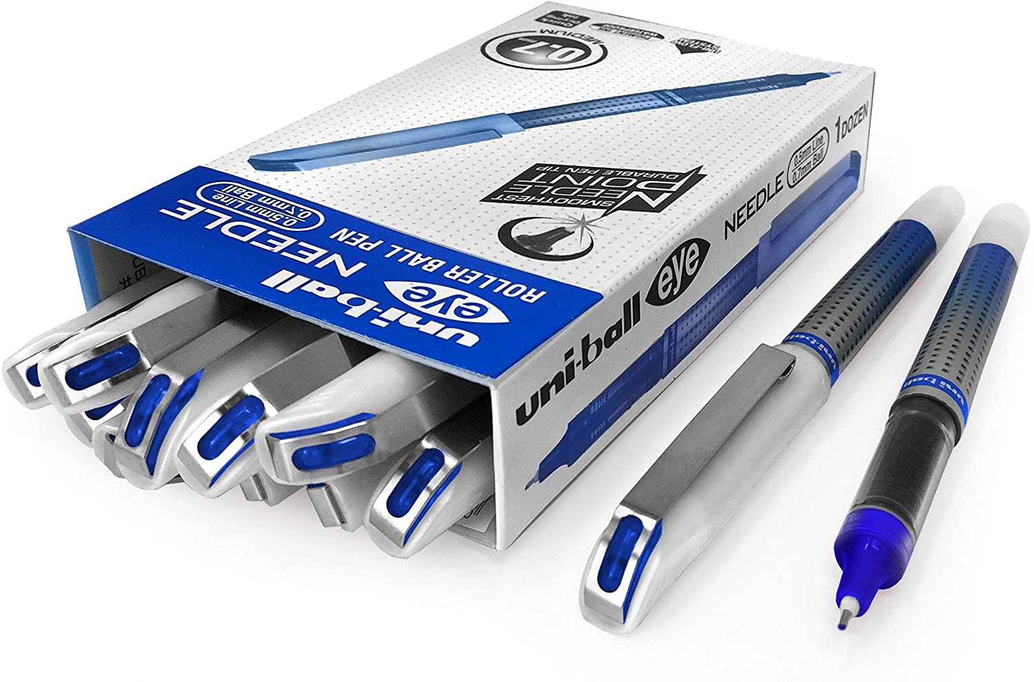 Uni-Ball UB-187S Vision Needle Rollerball Pen Needle Point