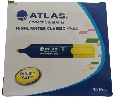 ATLAS  Highlighter Yellow 10-Piece