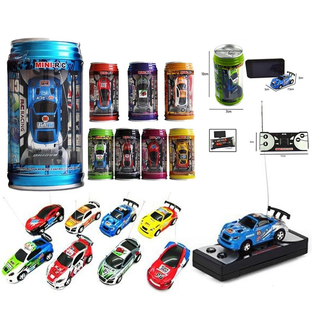 Mini Coke Can Speed Rc Radio Remote Control Micro Racing - Connects Cart