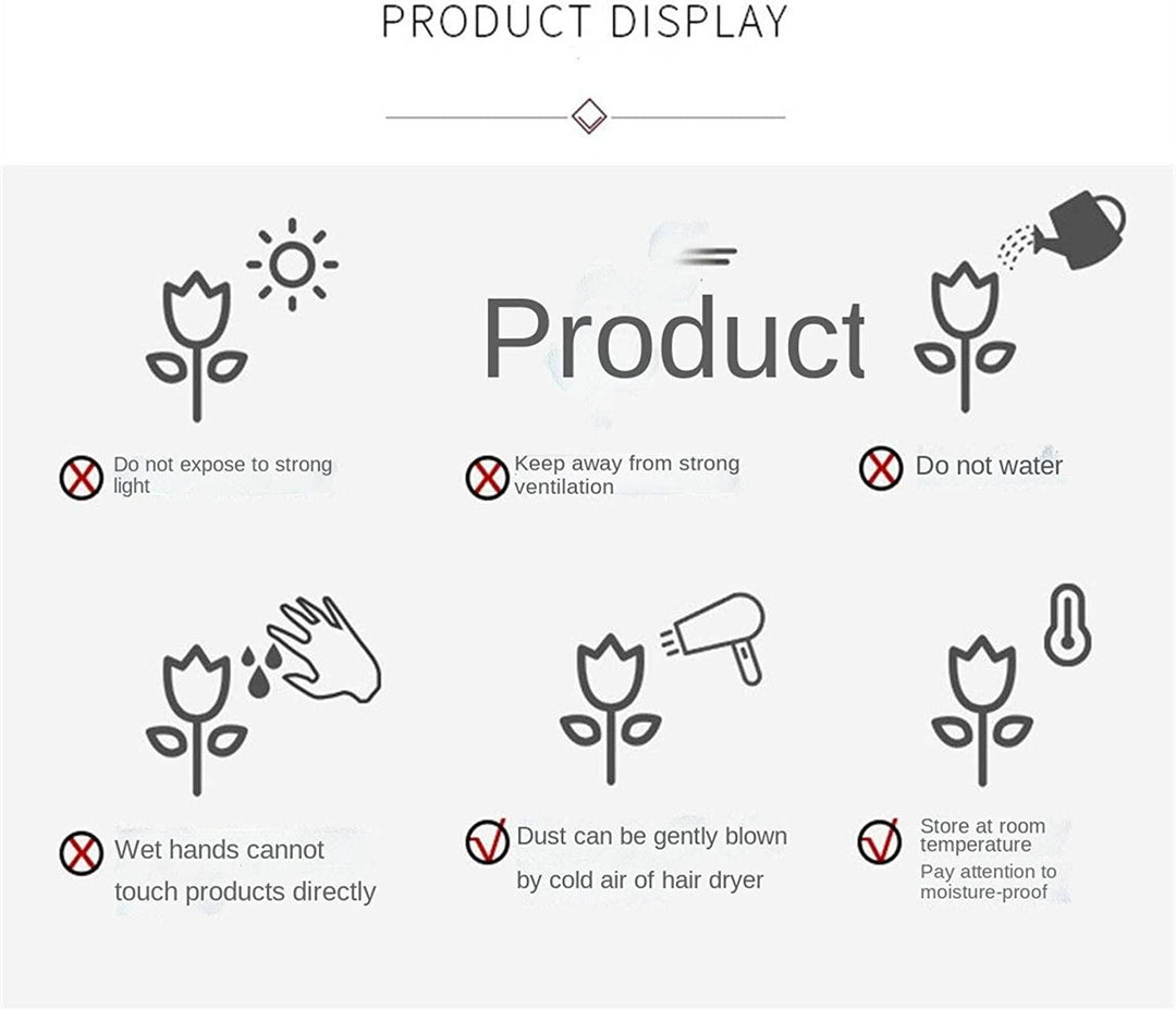 Artificial Rose Flowers Rose Petal Bouquet Tube Valentine's Day Gift for Lover - Connects Cart