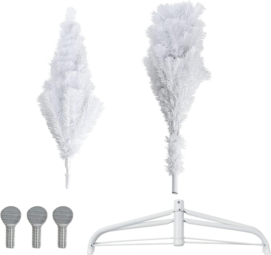 White Christmas Tree 6ft 5ft 4ft High Quality Artificial Xmas Tree Combo Offers - Connects Cart