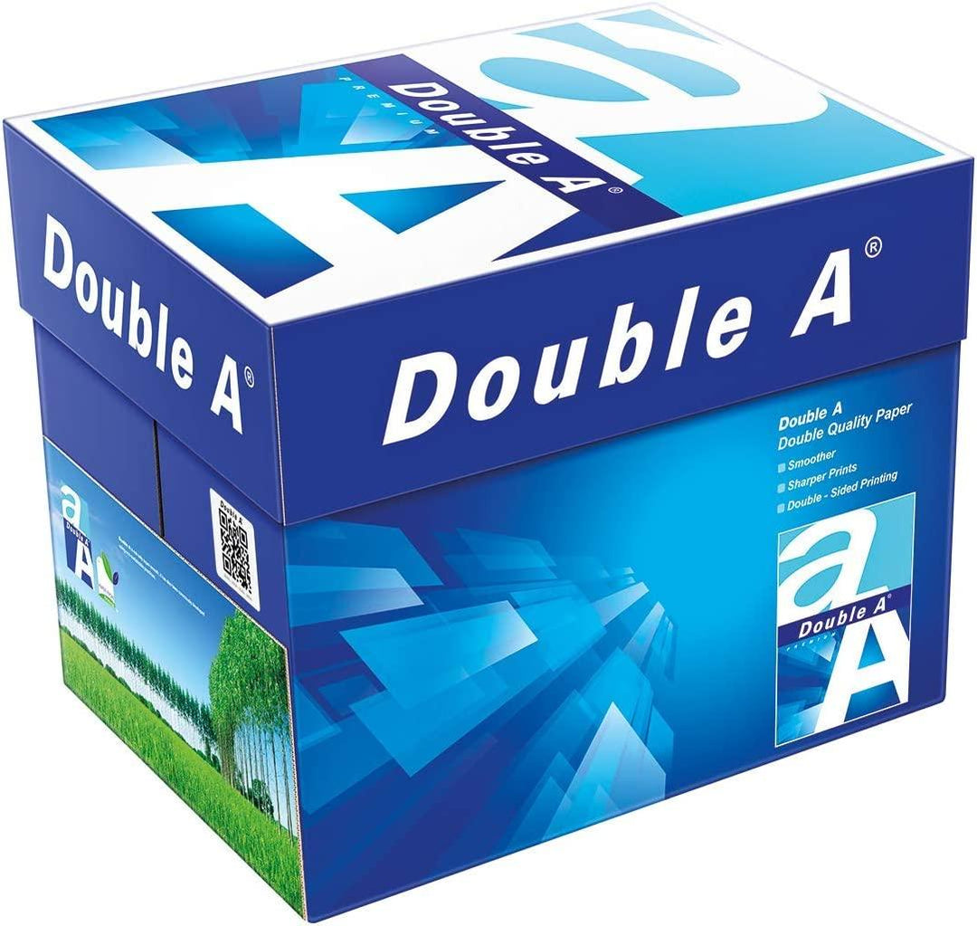 Double A A4 Size 80GSM Printing Paper 500 Pages Ream (Bundle of 5 Reams) 1 Box - Connects Cart