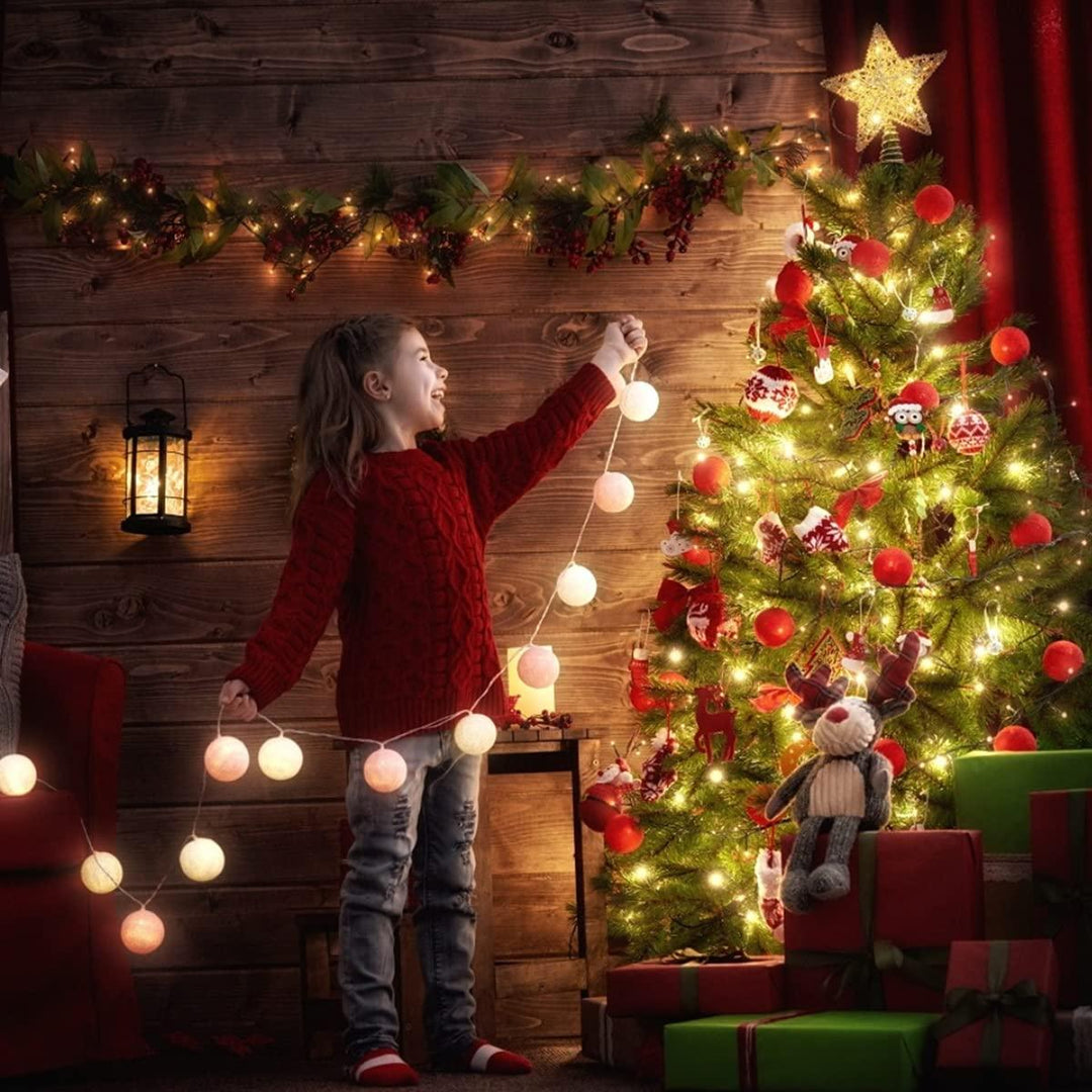 Christmas Baubles, Shatterproof Christmas Tree Hanging Ball, Christmas Balls Ornaments 100 PCS - Connects Cart