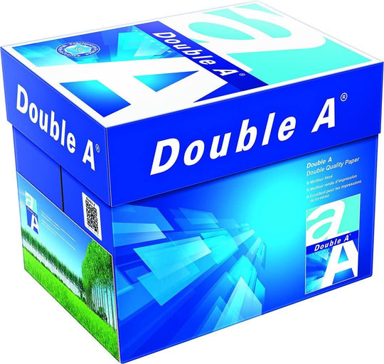 Double A A4 Size 80GSM Printing Paper 500 Pages Ream (Bundle of 5 Reams) 1 Box - Connects Cart