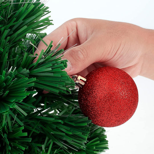 Christmas Baubles, Shatterproof Christmas Tree Hanging Ball, Christmas Balls Ornaments 100 PCS - Connects Cart