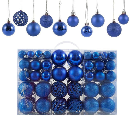 Christmas Baubles, Shatterproof Christmas Tree Hanging Ball, Christmas Balls Ornaments 100 PCS - Connects Cart