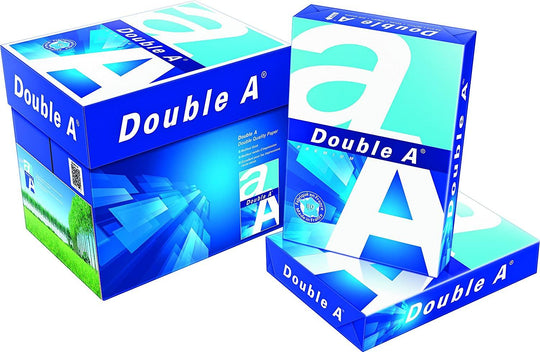 Double A A4 Size 80GSM Printing Paper 500 Pages Ream (Bundle of 5 Reams) 1 Box - Connects Cart