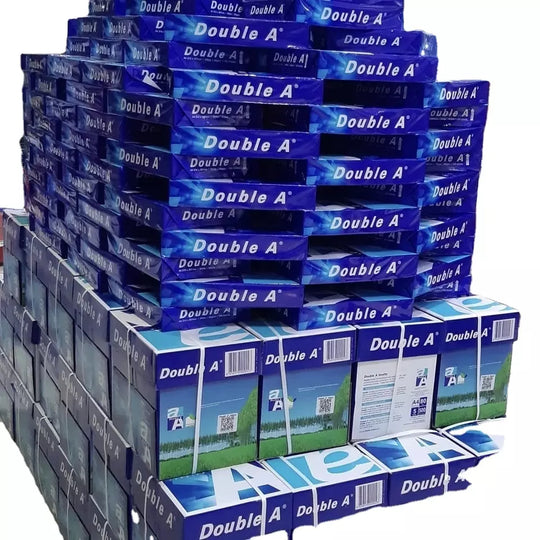 Double A A4 Size 80GSM Printing Paper 500 Pages Ream (Bundle of 5 Reams) 1 Box - Connects Cart