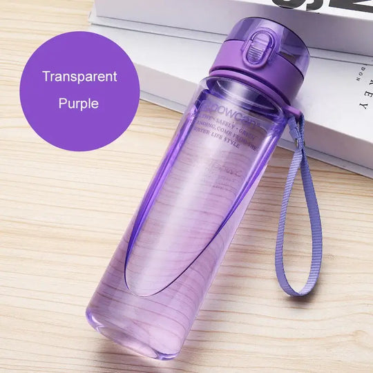 Polyester Plastic Water Bottle for Outdoors Camping Hiking Bicycle Gym - Connects Cart