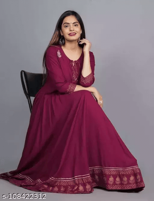 Anarkali Kurta for women's & girls - Connects Cart