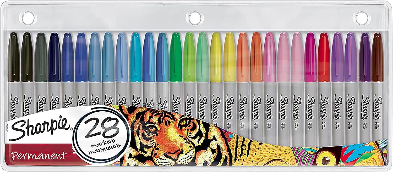 Sharpie Permanent Marker Set | Exclusive Color Assortment | Fine & Ult ...